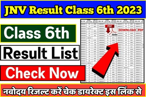 jnv result 2021 class 6|jnv class 6th result.